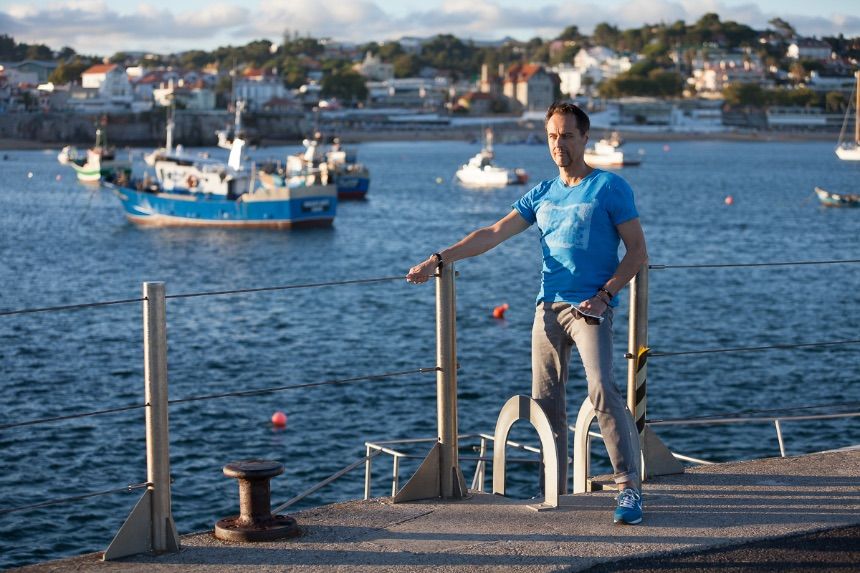 Blogger Karl-Heinz Limberg in Cascais, Portugal