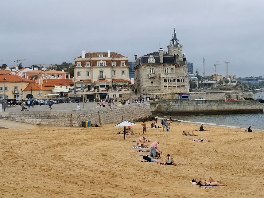 Strand in Cascais, Portugal