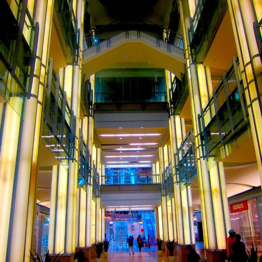 Schicke Shopping-Mall