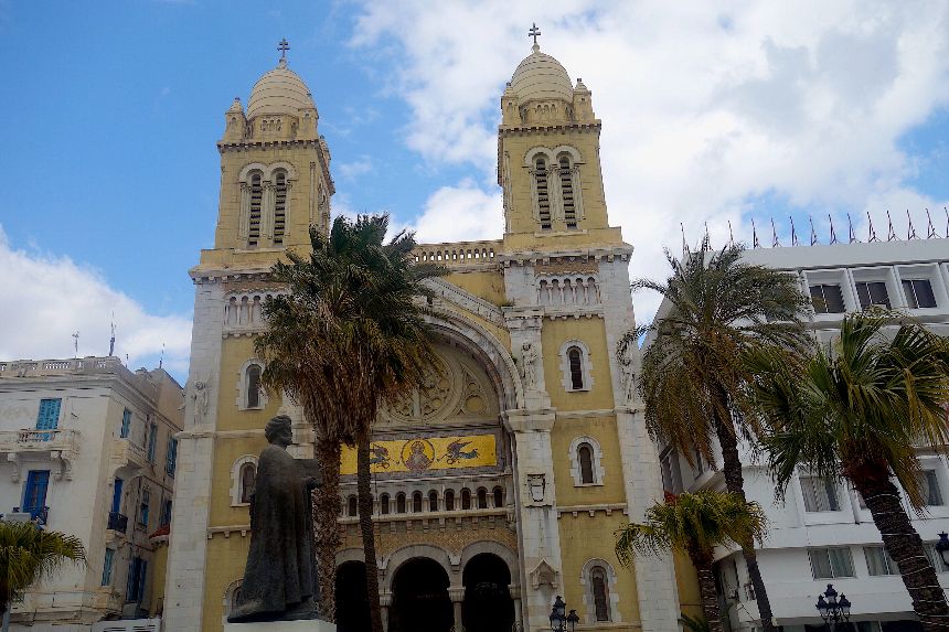 Kathedrale in Tunis, Tunesien