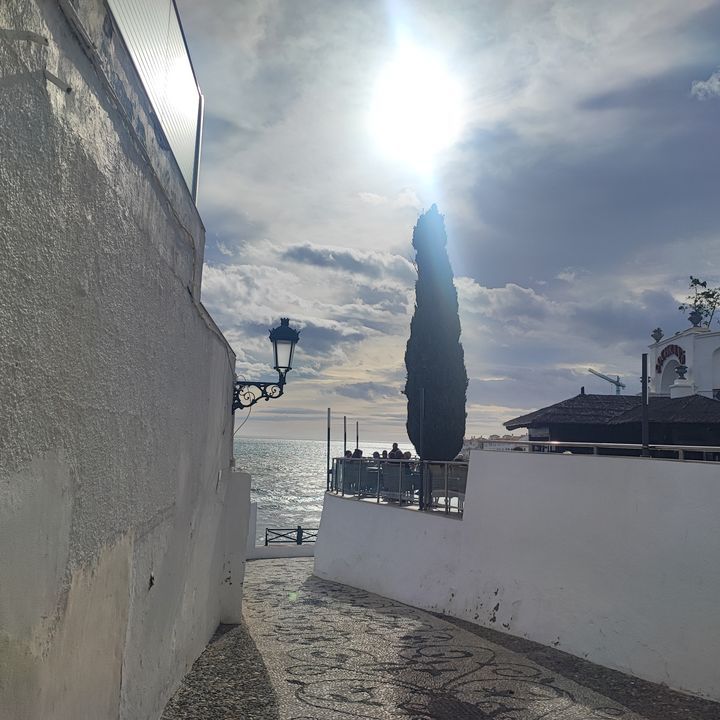 Alley to Playa Torrecilla, Spain