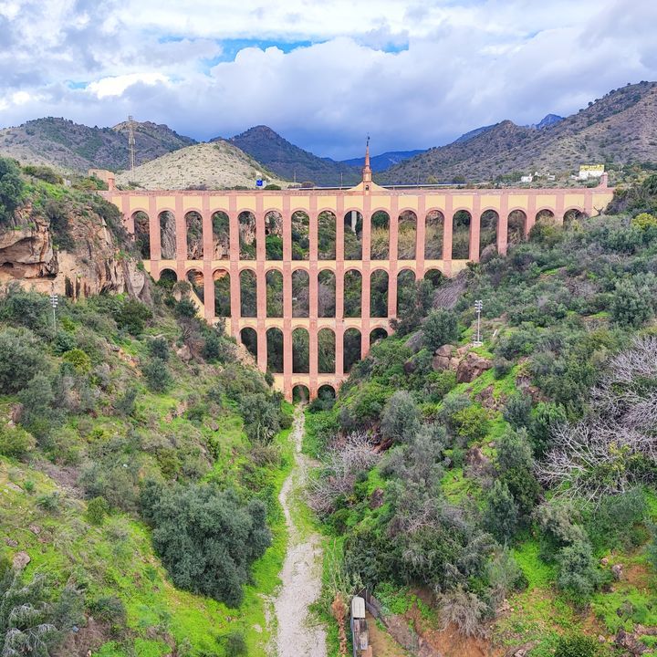 Eagle Aqueduct close to Nerja, Spain