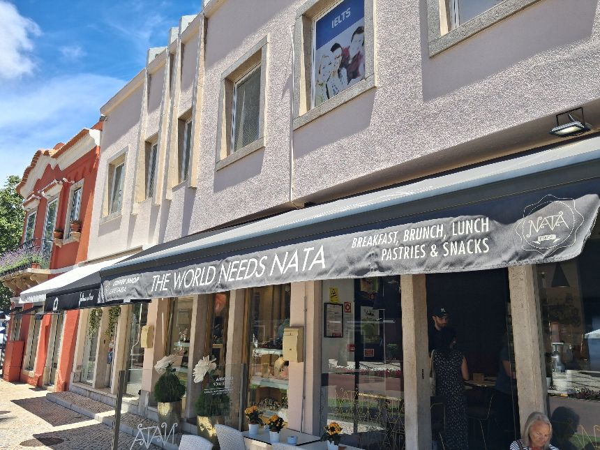 Caféteria Nata in Cascais, Portugal