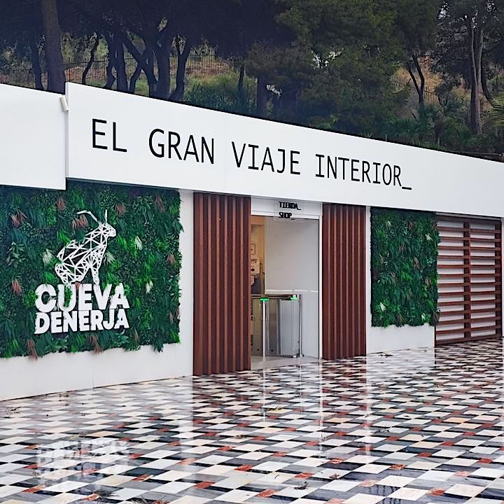 Entrance of the caves of Nerja, Spain