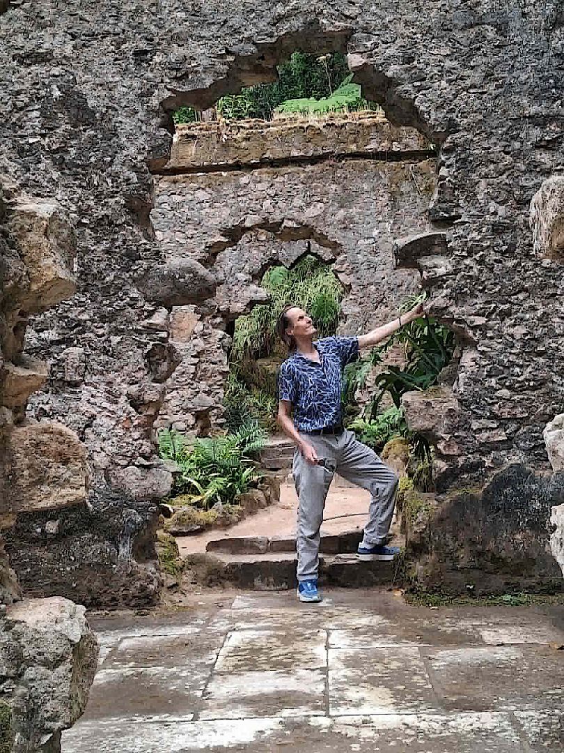 Blogger Karl-Heinz Limberg im Parque de Monserrate in Sintra, Portugal