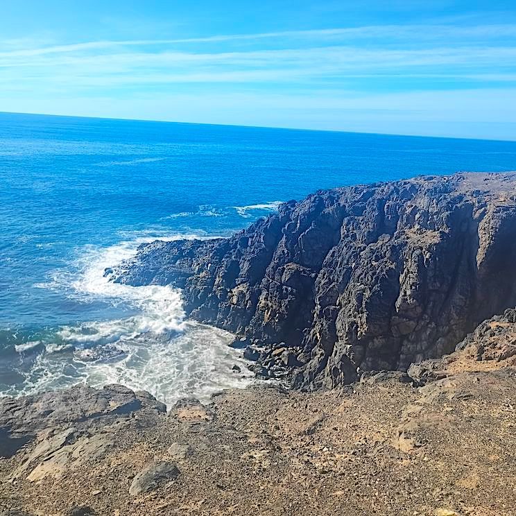 Klippen von El Cotillo auf Fuerteventura, Kanarische Inseln