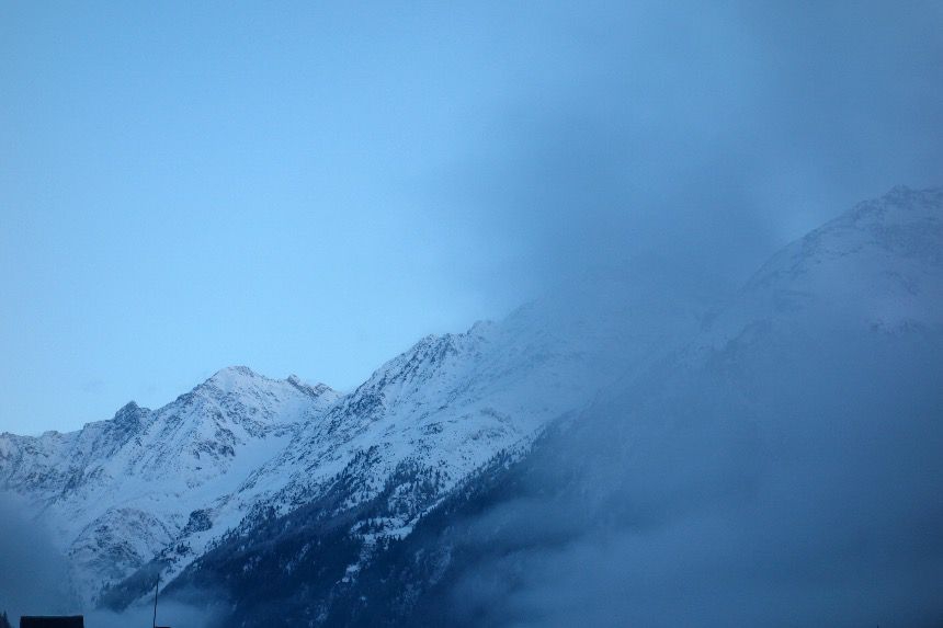 Wetterlaunen in den Alpen in Sölden