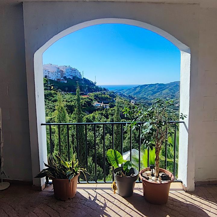 Kunstladen in Frigiliana in Andalusien, Spanien