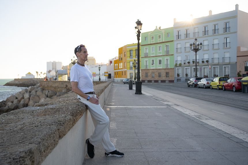 Boulevard in Cádiz, Spanien