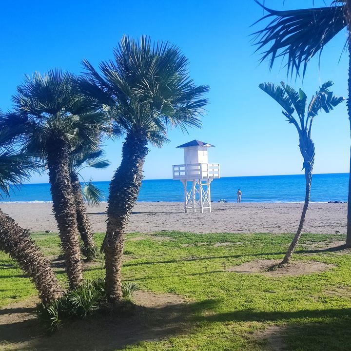 Beach in Rincón de la Victoria, Spain