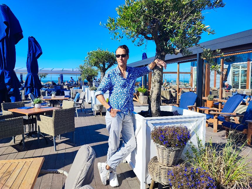 Strandcafé in Scheveningen, Niederlande