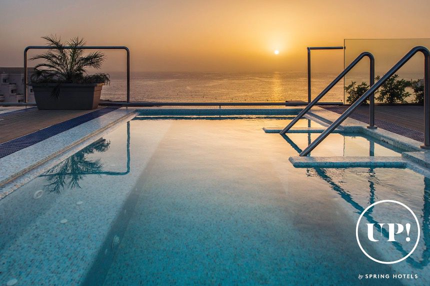 Dachterrasse im Arona Gran Hotel