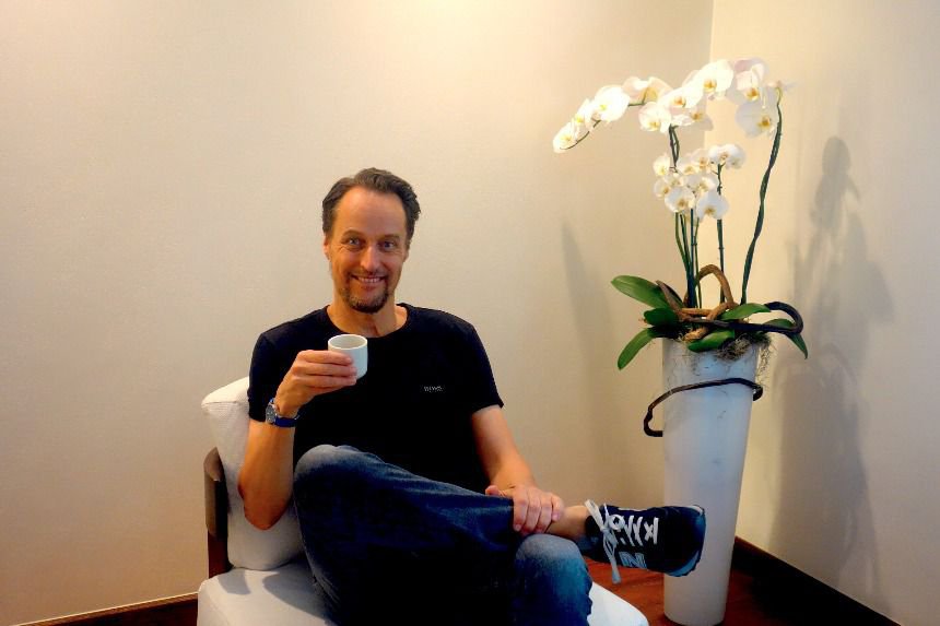 Total entspannt in London