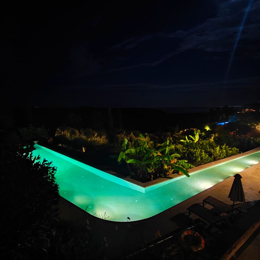 Pool at the Kinsterna Hotel in Monemvasia, Greece